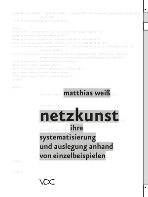 cover image of Netzkunst